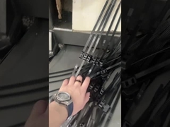 Liens réutilisables en plastique de fermeture éclair de câble de dent de noir en nylon inverse UV de serre-câble