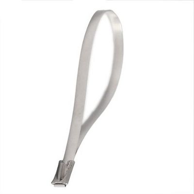 Self Locking Zip Cable Ties 316 Stainless Steel 7.9mm Width 0.25mm Thickness