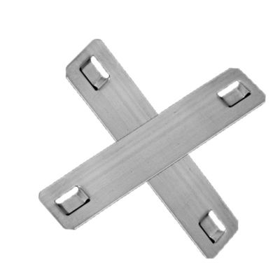 Nature 304 SS Cable Tag Plate Polished Engraving Stainless Steel Marker Plate