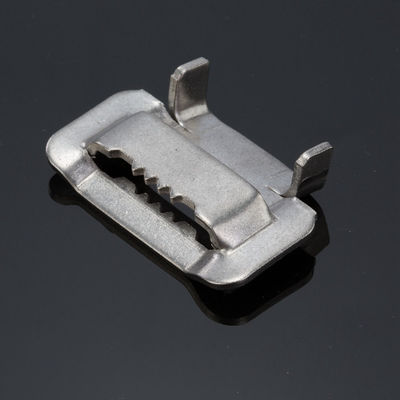 304 Stainless Steel Cable Tie Buckle 5/8" Tooth Type Packing Buckle