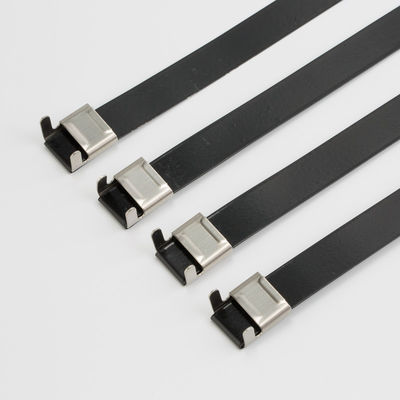 Releasable Type Stainless Steel Banding Buckle Epoxy Coated SS304 Cable Tie 450mm