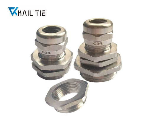 1/2" SS304 Stainless Steel Cable Gland Waterproof In Wire Fittings