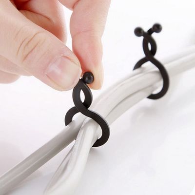 Saddle Mount Wall Mount Screw Holder Nylon 66 Flat Head Tie Holder 1/2"