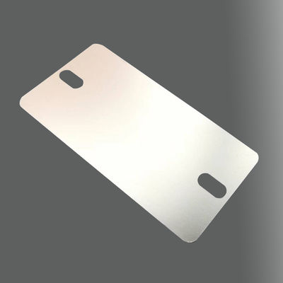 Custom Stainless Steel Brass Aluminum Name Plate Metal Silver Color