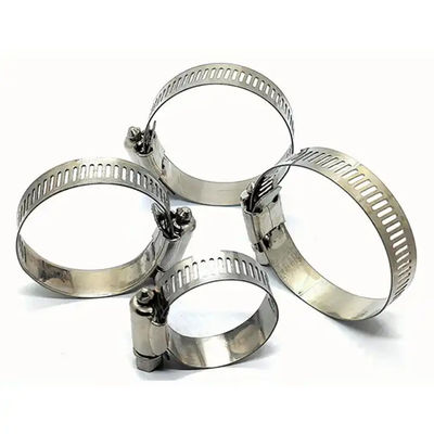 Adjustable Stainless Steel Worm Drive Hose Clamp Reinforced Strength