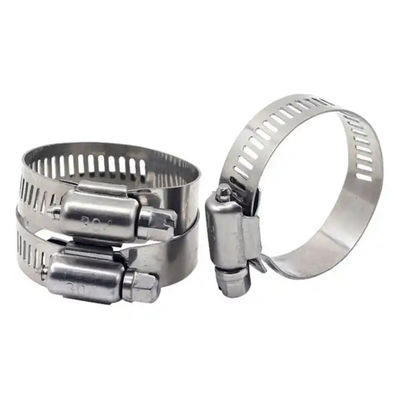 Adjustable Stainless Steel Worm Drive Hose Clamp Reinforced Strength